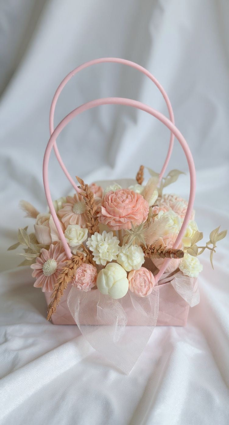 Bouquet di Fiori in Cera di Soia