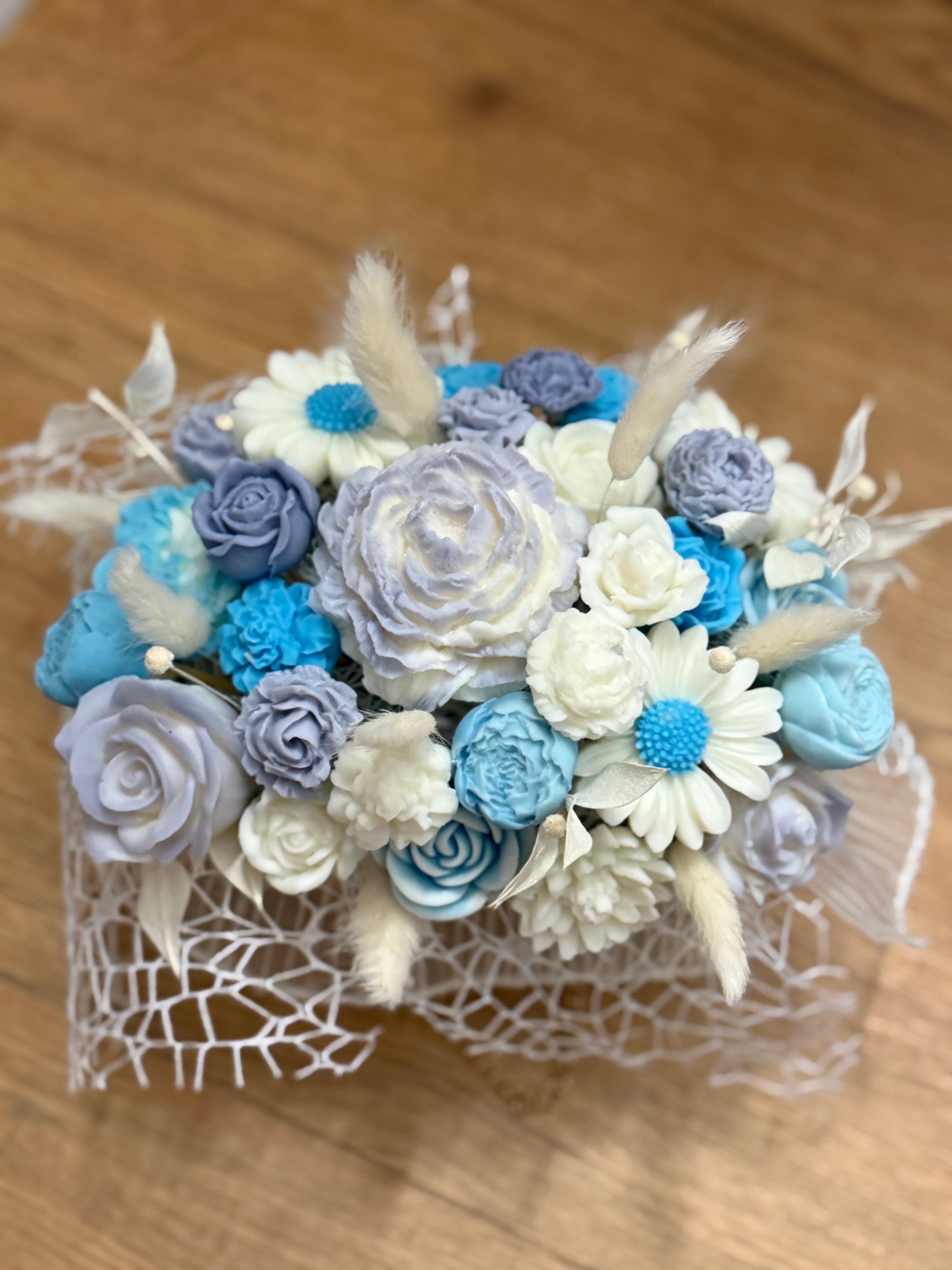Bouquet di Fiori in Cera di Soia