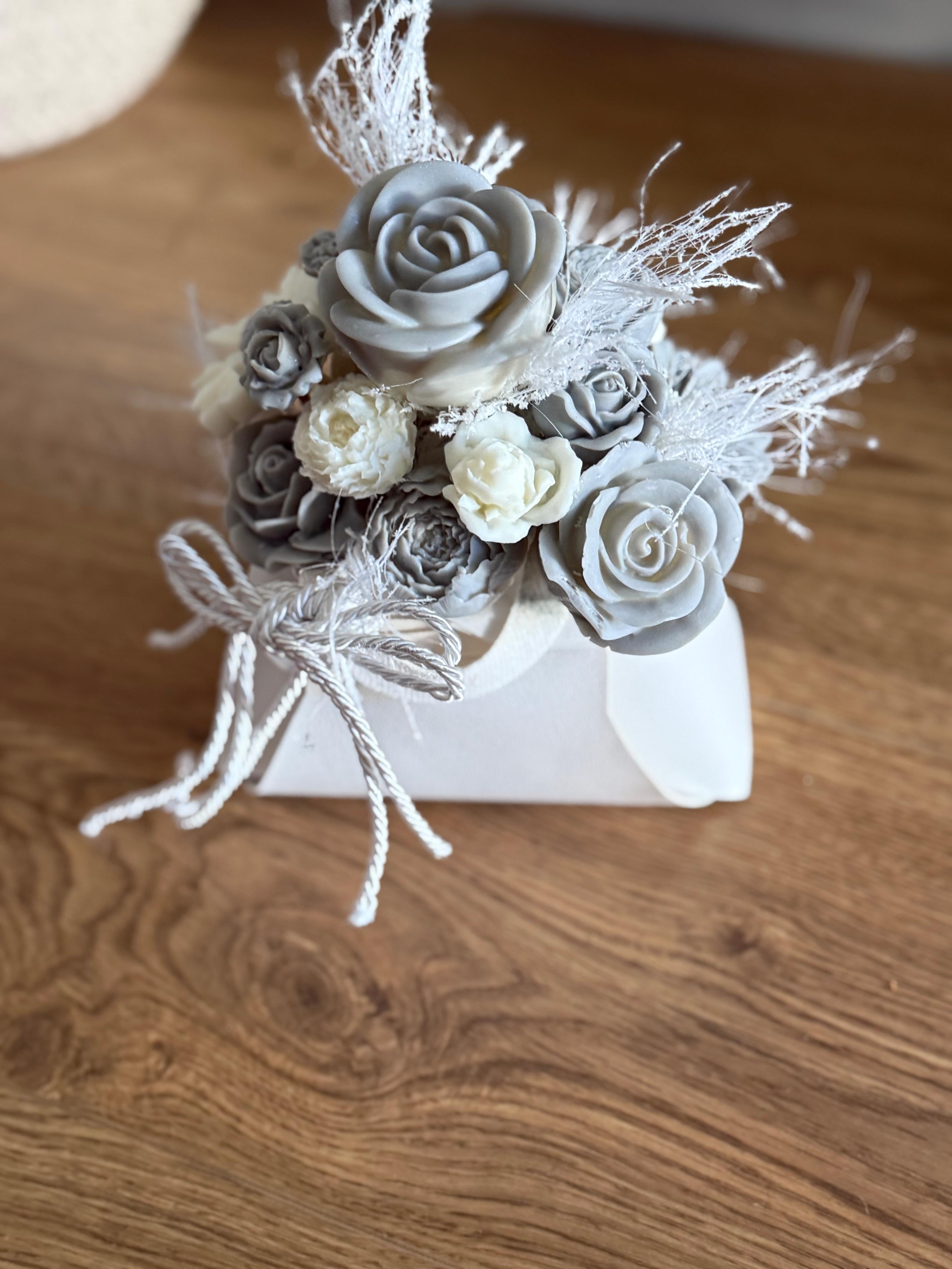 Bouquet di Fiori in Cera di Soia