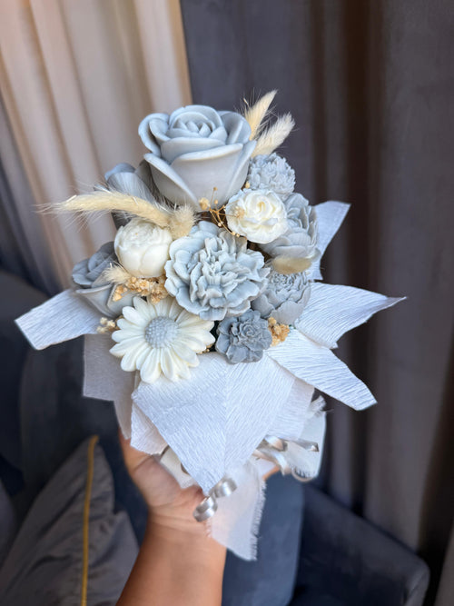 Bouquet di Fiori in Cera di Soia