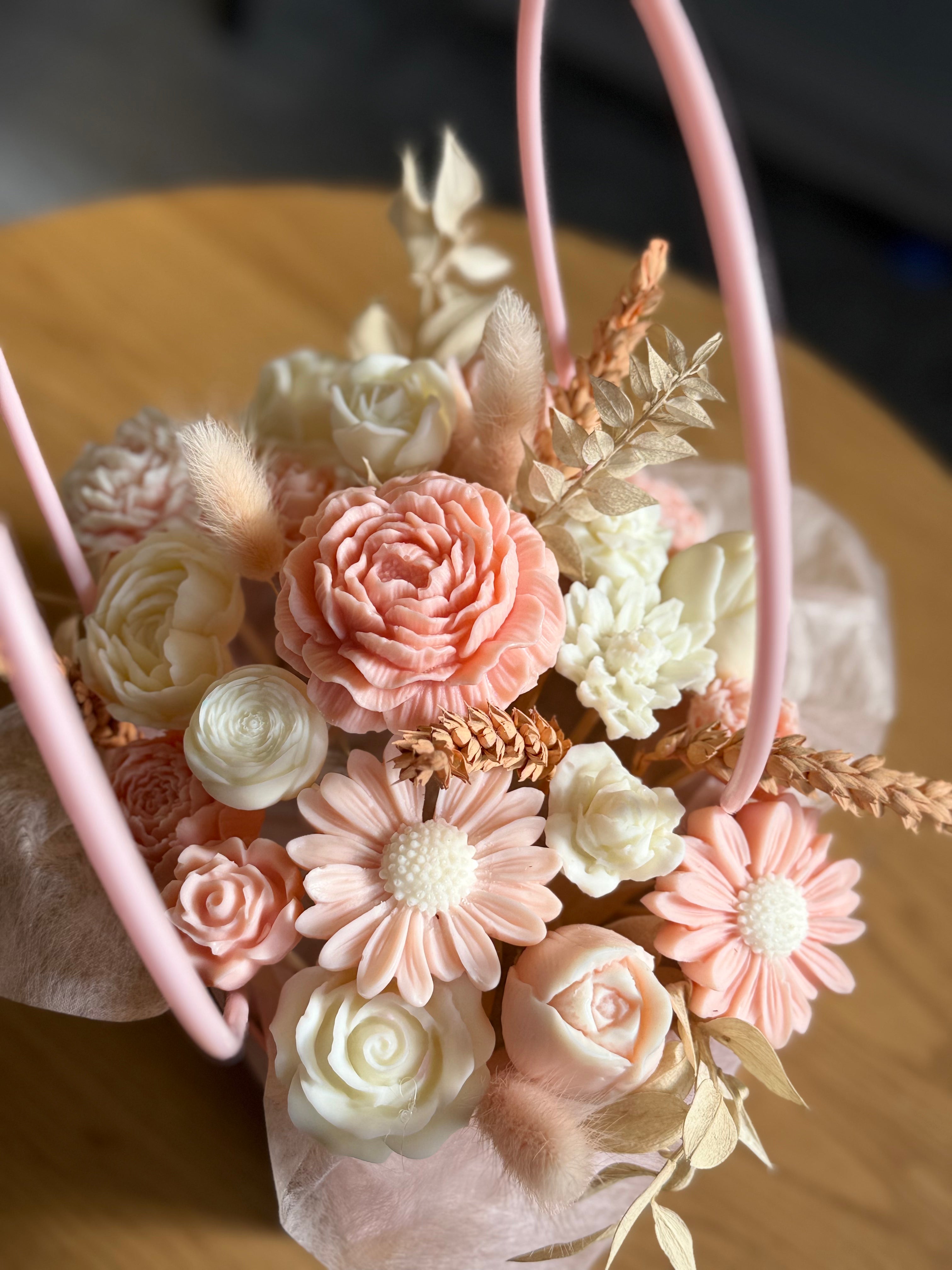 Bouquet di Fiori in Cera di Soia
