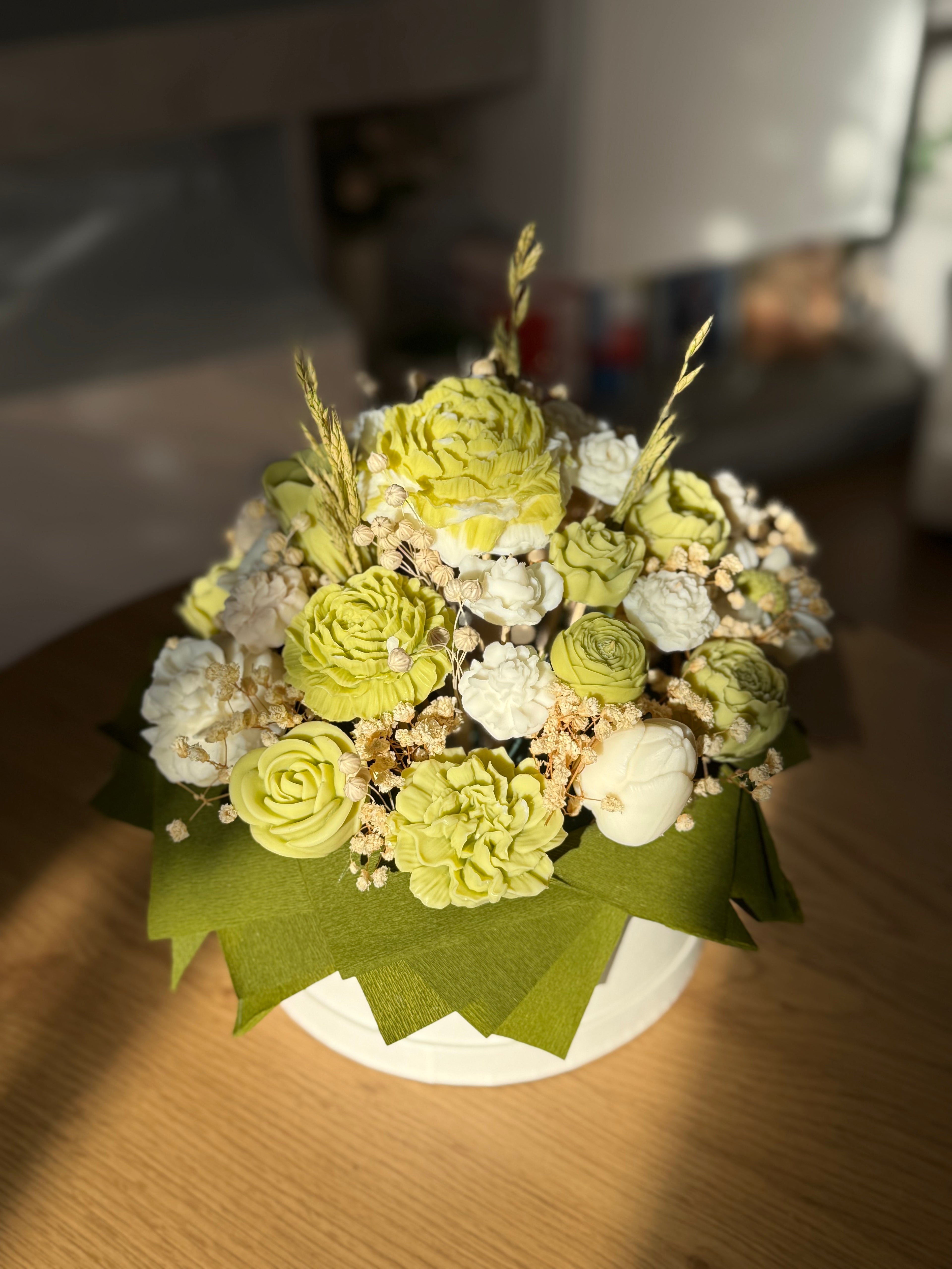 Bouquet di Fiori in Cera di Soia