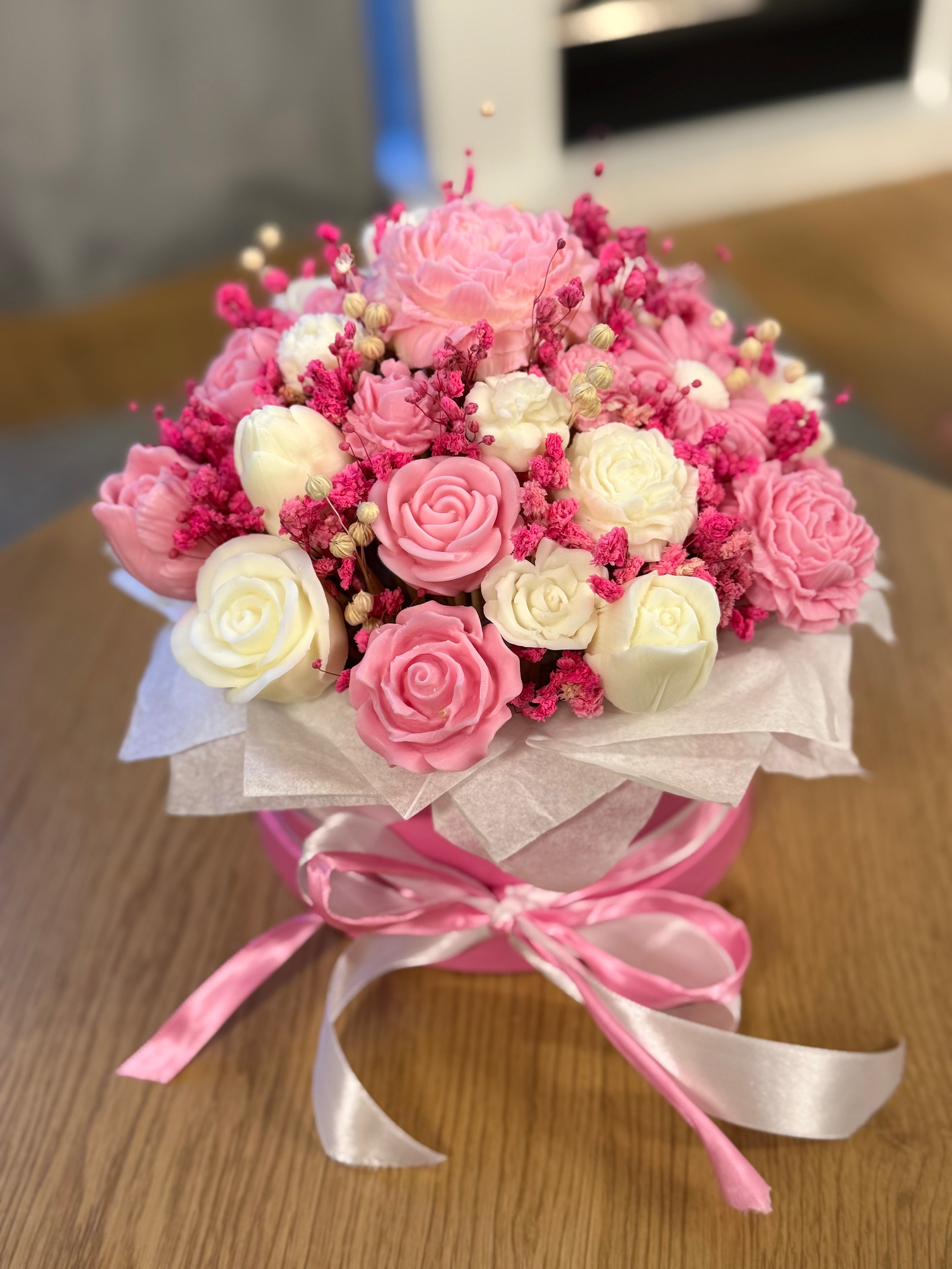 Bouquet di Fiori in Cera di Soia