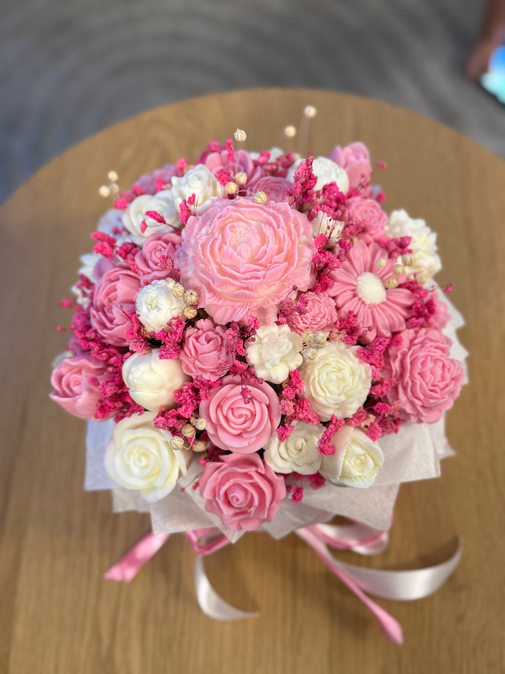 Bouquet di Fiori in Cera di Soia