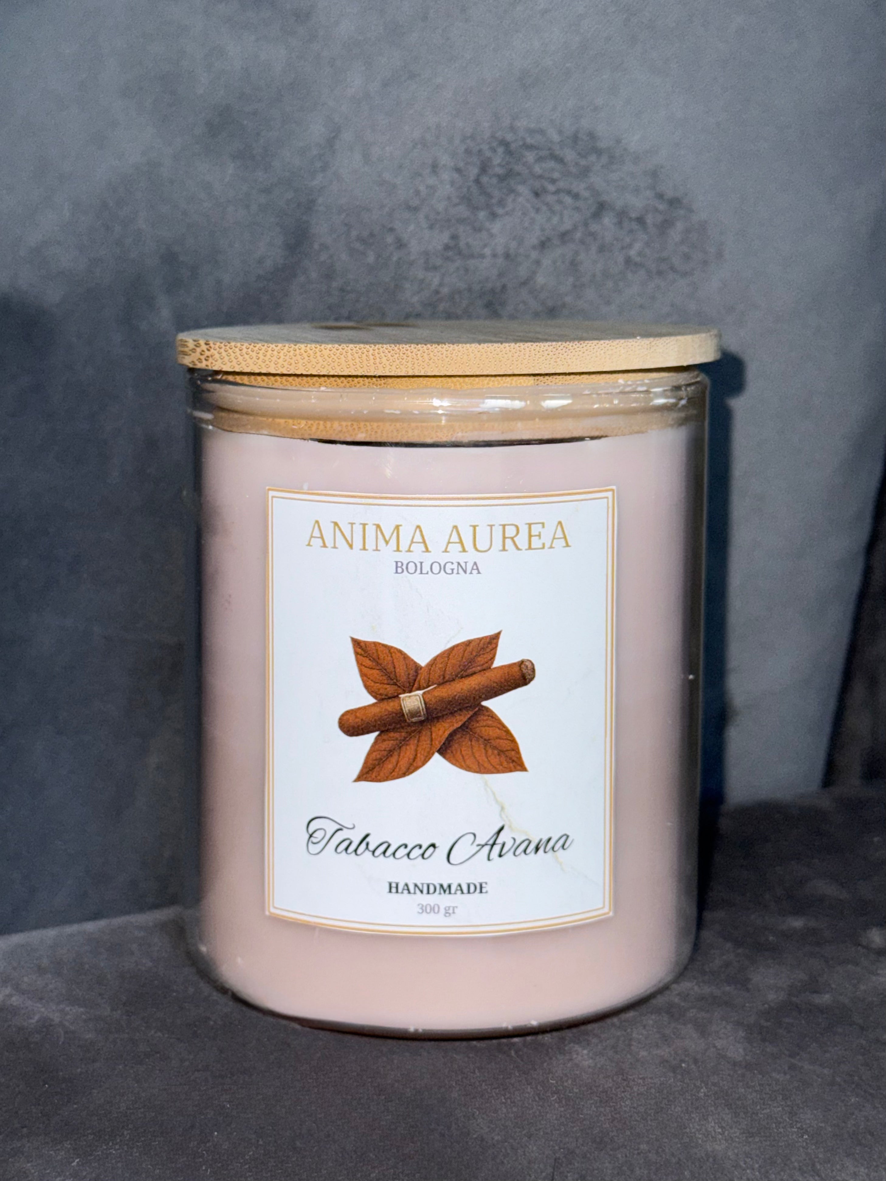 Candela Profumata Anima Aurea - Tabacco Avana