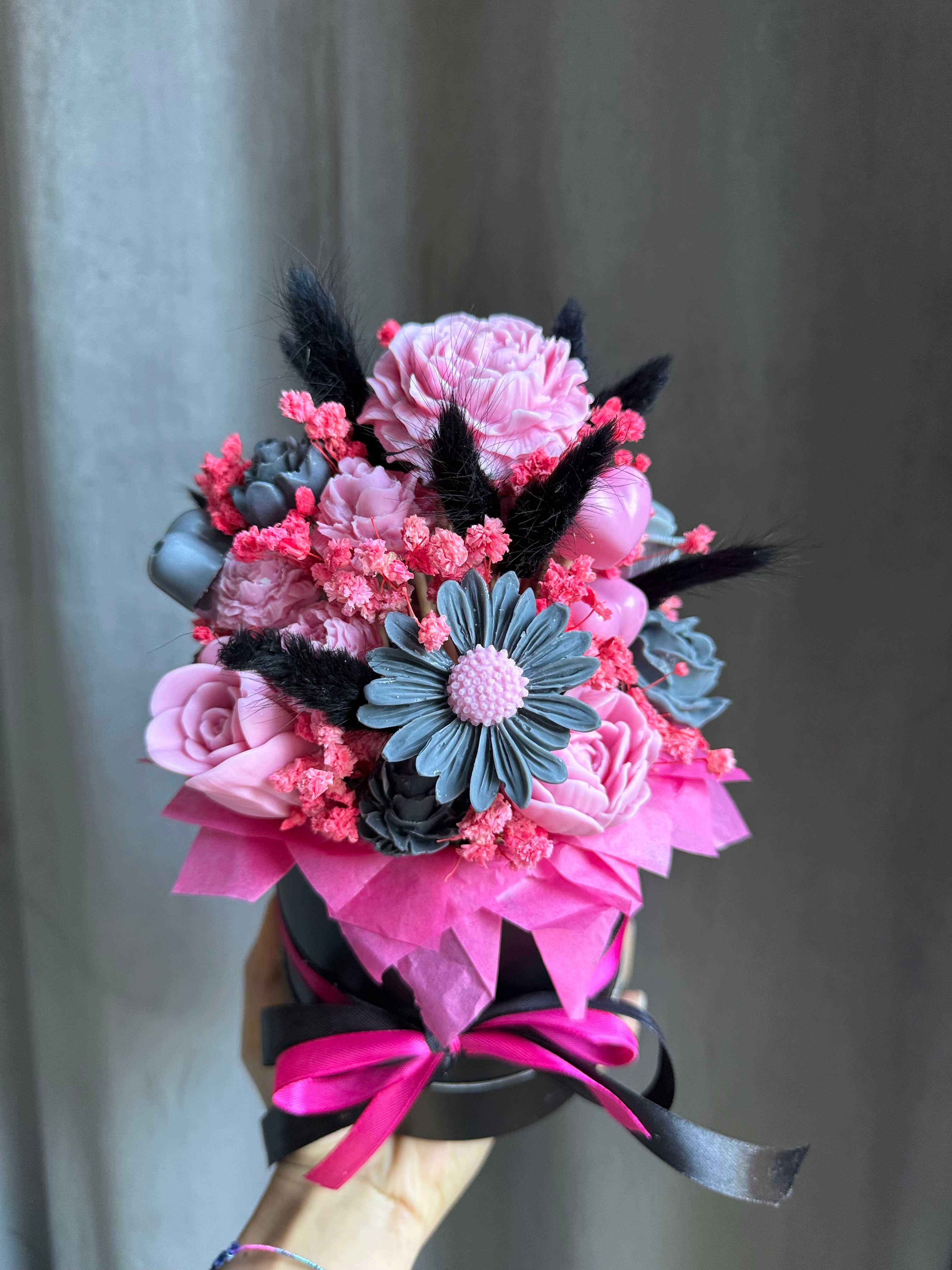 Bouquet di Fiori in Cera di Soia