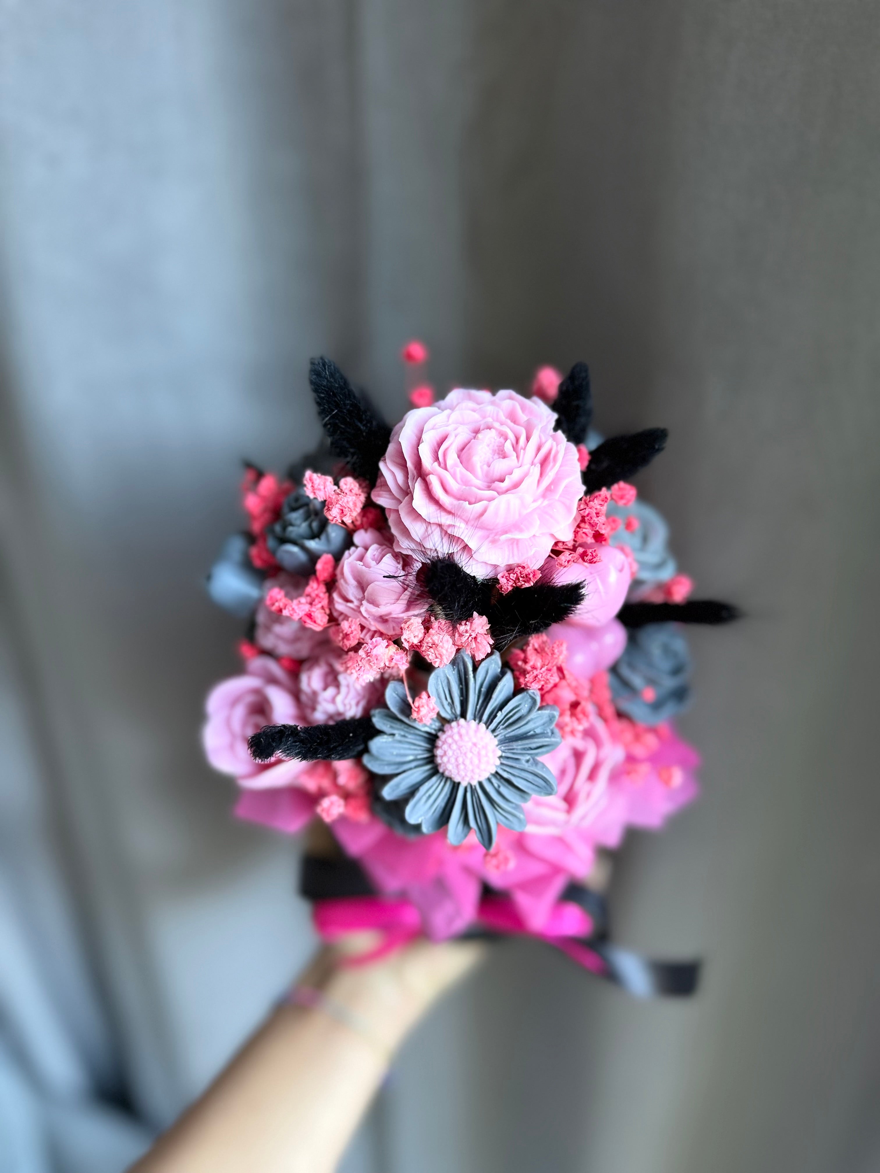 Bouquet di Fiori in Cera di Soia
