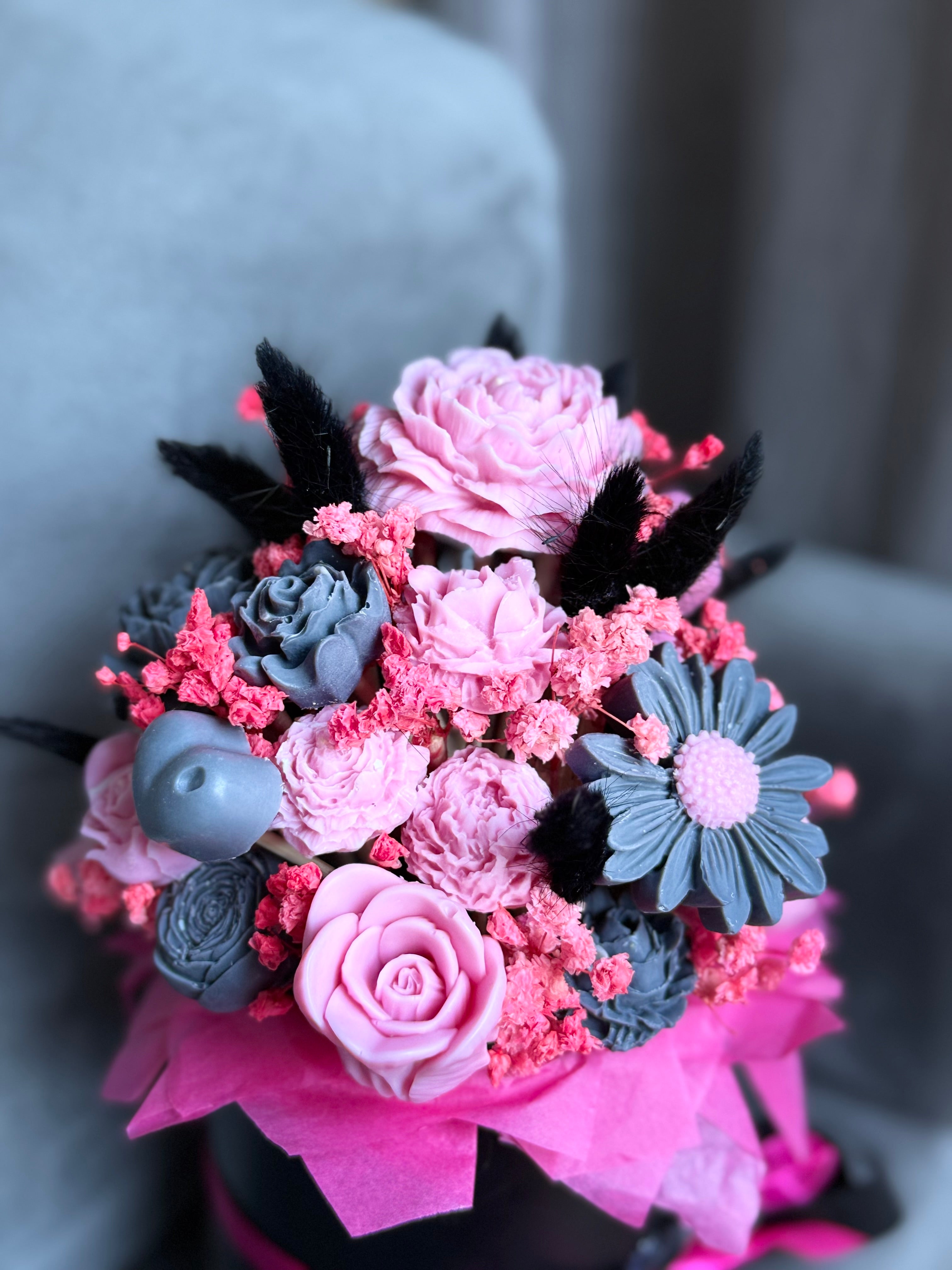 Bouquet di Fiori in Cera di Soia