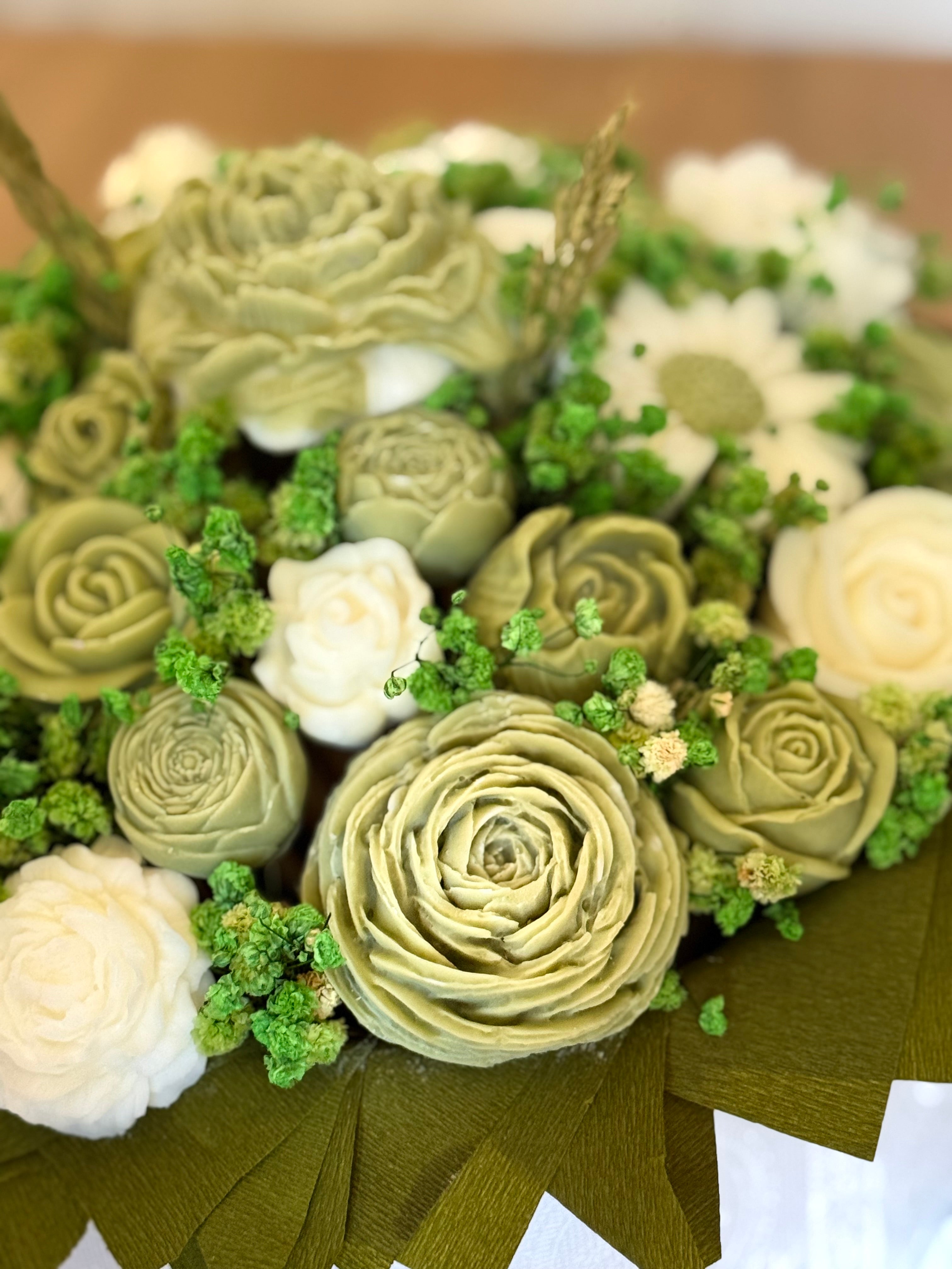 Bouquet di Fiori in Cera di Soia