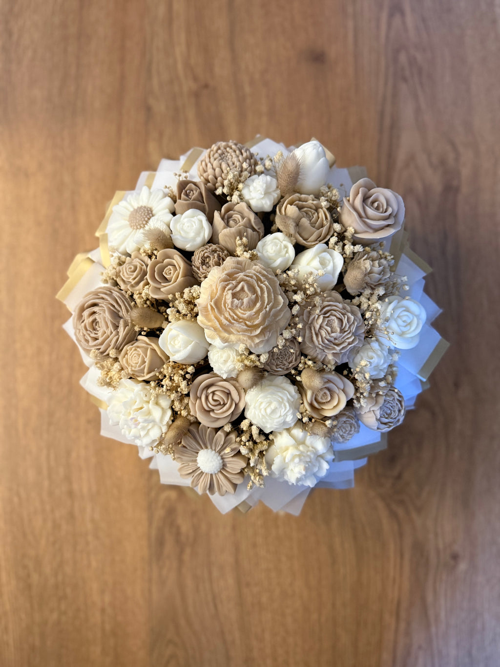 Bouquet di Fiori in Cera di Soia