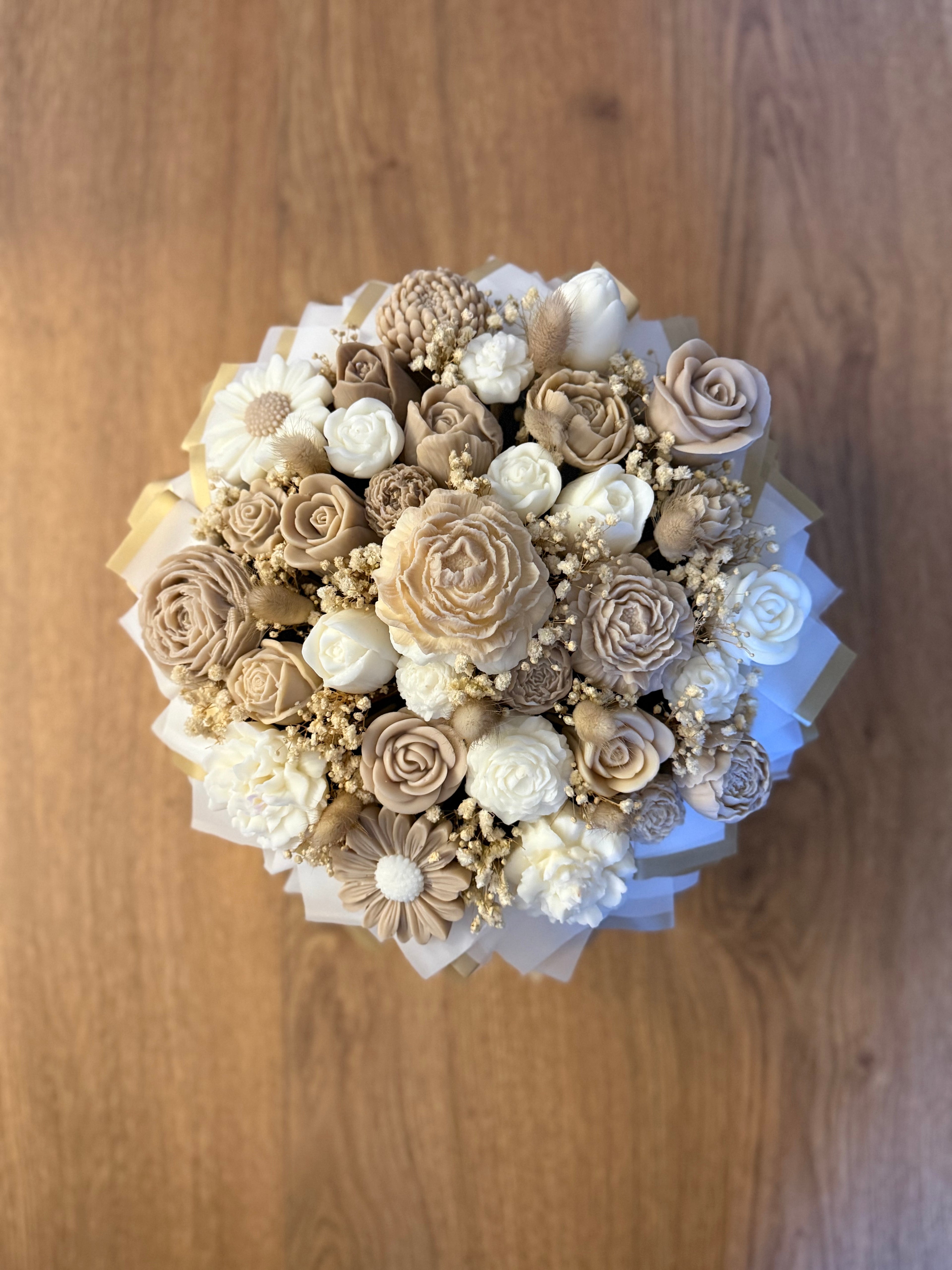 Bouquet di Fiori in Cera di Soia
