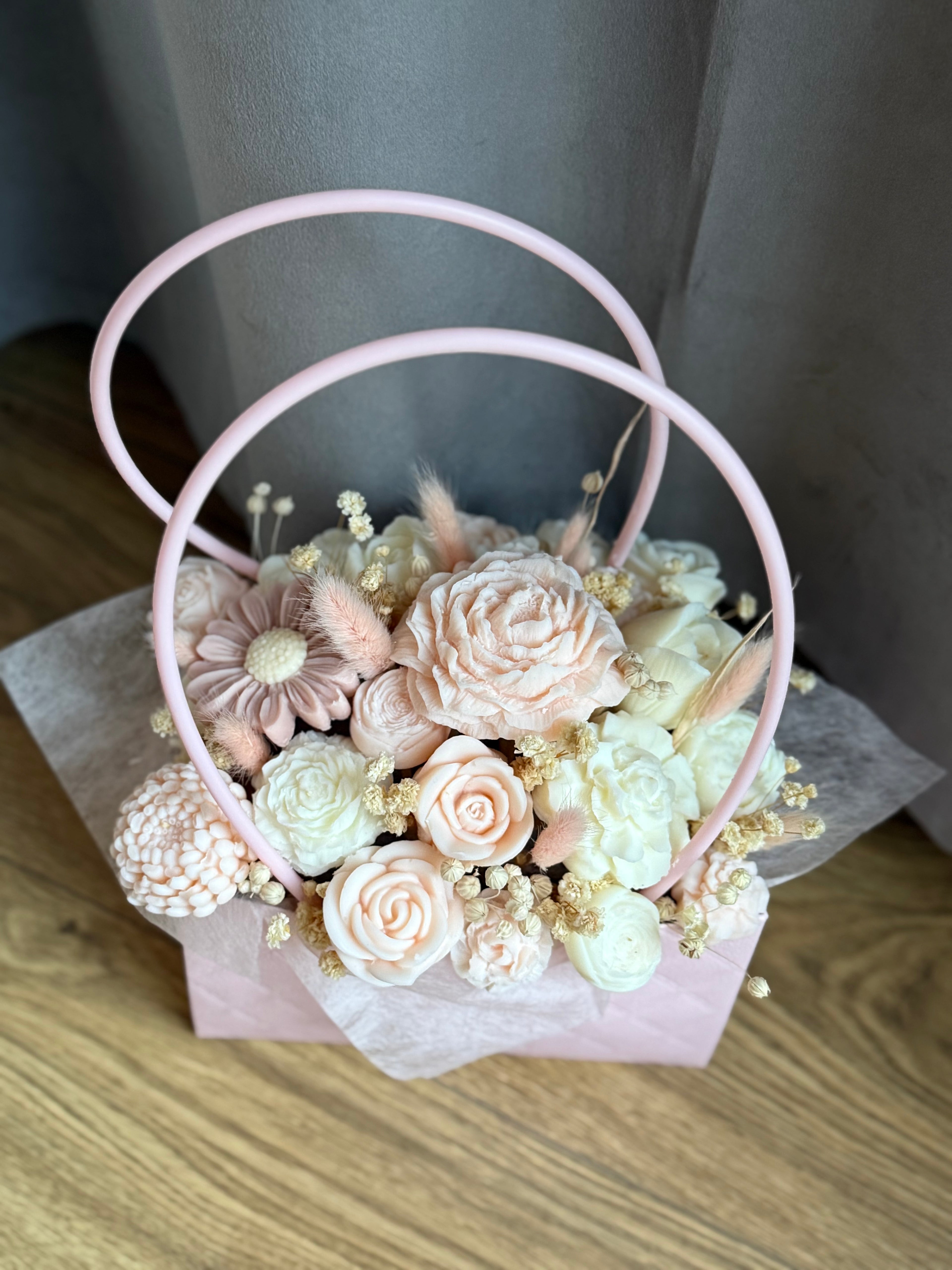 Bouquet di Fiori in Cera di Soia