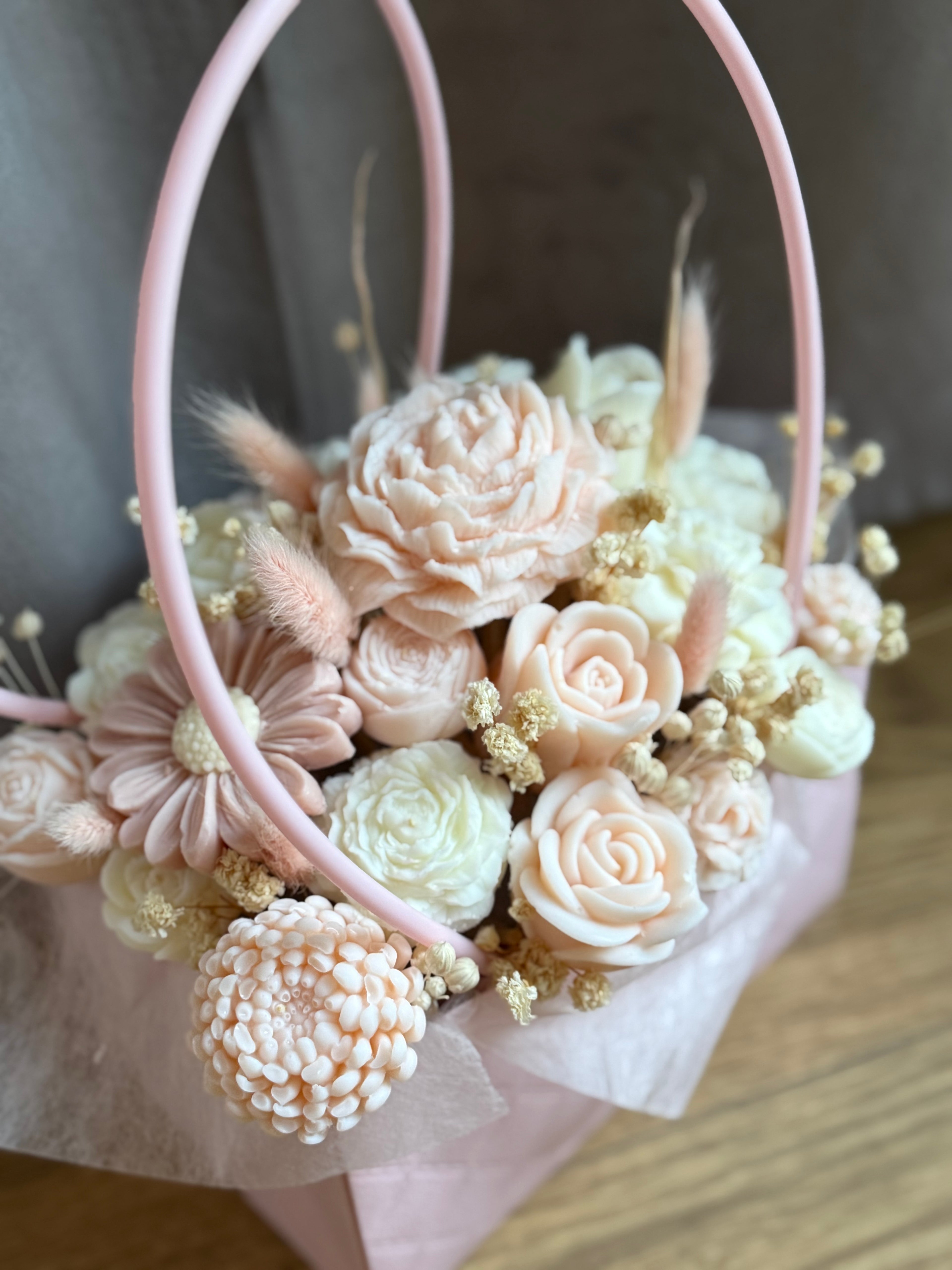 Bouquet di Fiori in Cera di Soia