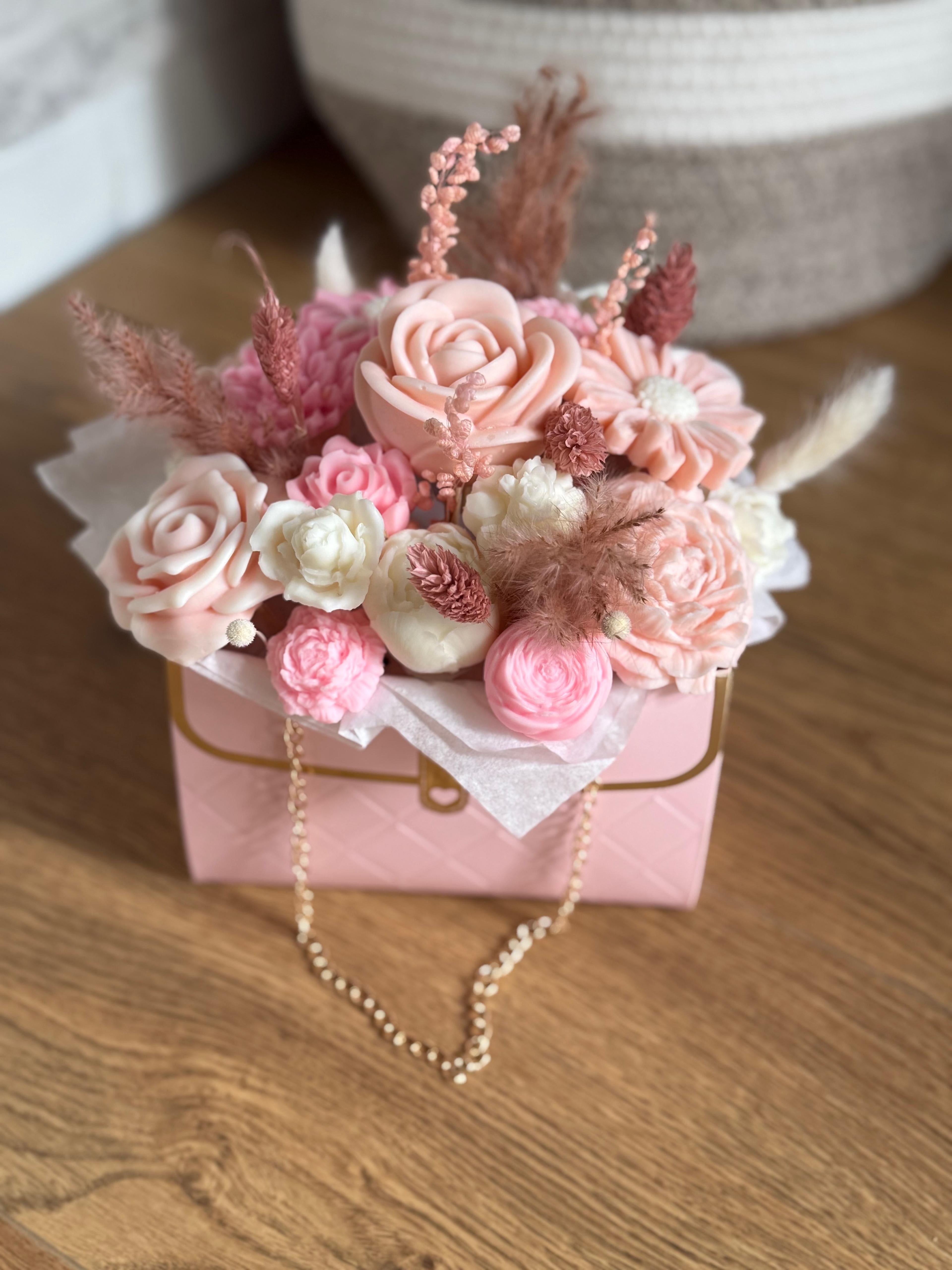 Bouquet di Fiori in Cera di Soia